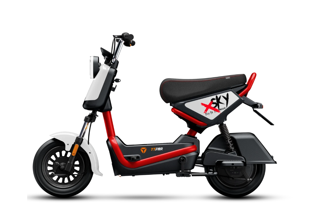 X-Sky màu trắng đỏ YADEA X-SKY