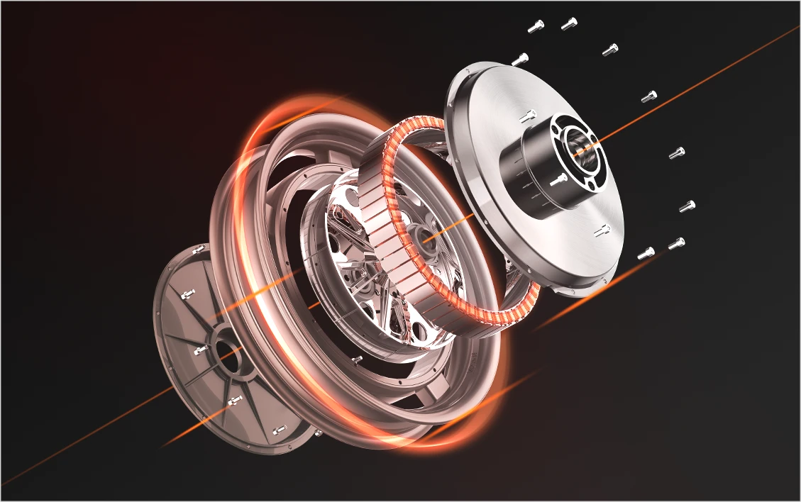 Động cơ hiệu suất cao 3200WTốc độ tối đa 64 km/h