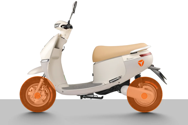 Phanh xe trước sau Vigor mobile Xe Máy Điện YADEA VIGOR NÂNG CẤP