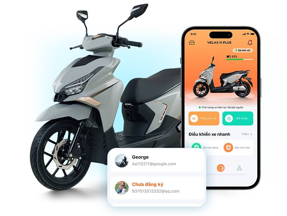 Xe Máy Điện YADEA VELAX H PLUS